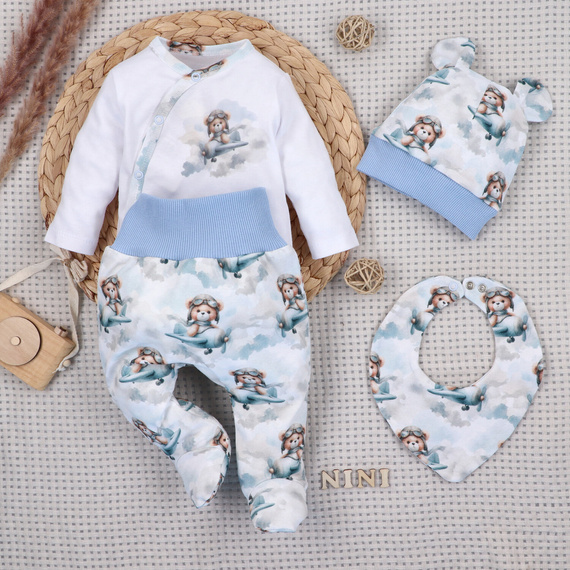 NINI ABK-0058/PIL комплект дитячий 4-елементний Baby Bear Pilot