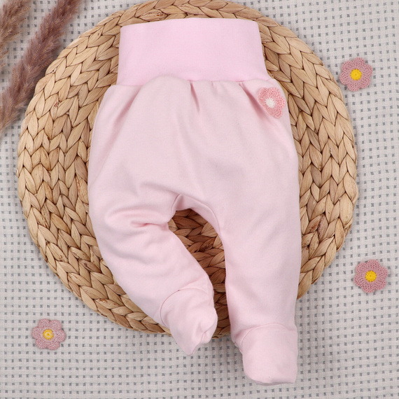 NINI Little Flowers напівповзунки для немовлят 100% органічна бавовна з вишивкою ABN-5756/JRO