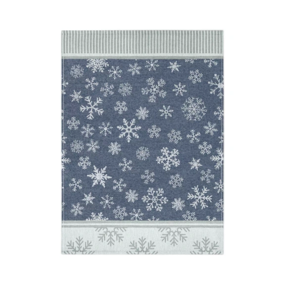 Кухонна серветка Snow Zwoltex темно-синя 50x60 см 100% бавовна Ultrasoft 200 г/м²