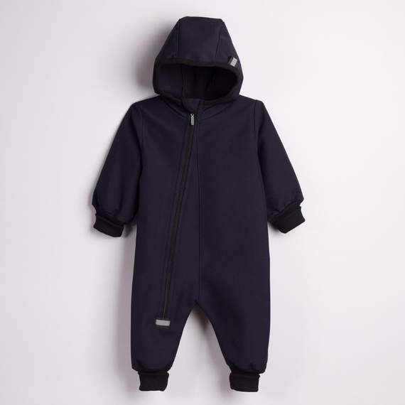 Дитячий комбінезон Nicol 229084 Softshell з флісом, темно-синій