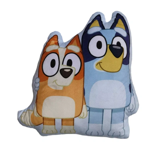 Подушка Bluey Песики Jerry Fabrics 39x29 м’яка іграшка-обіймашка для дитини