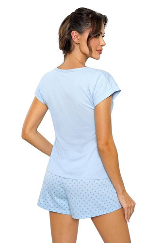 Піжама жіноча Sky Short Donna, - блакитний